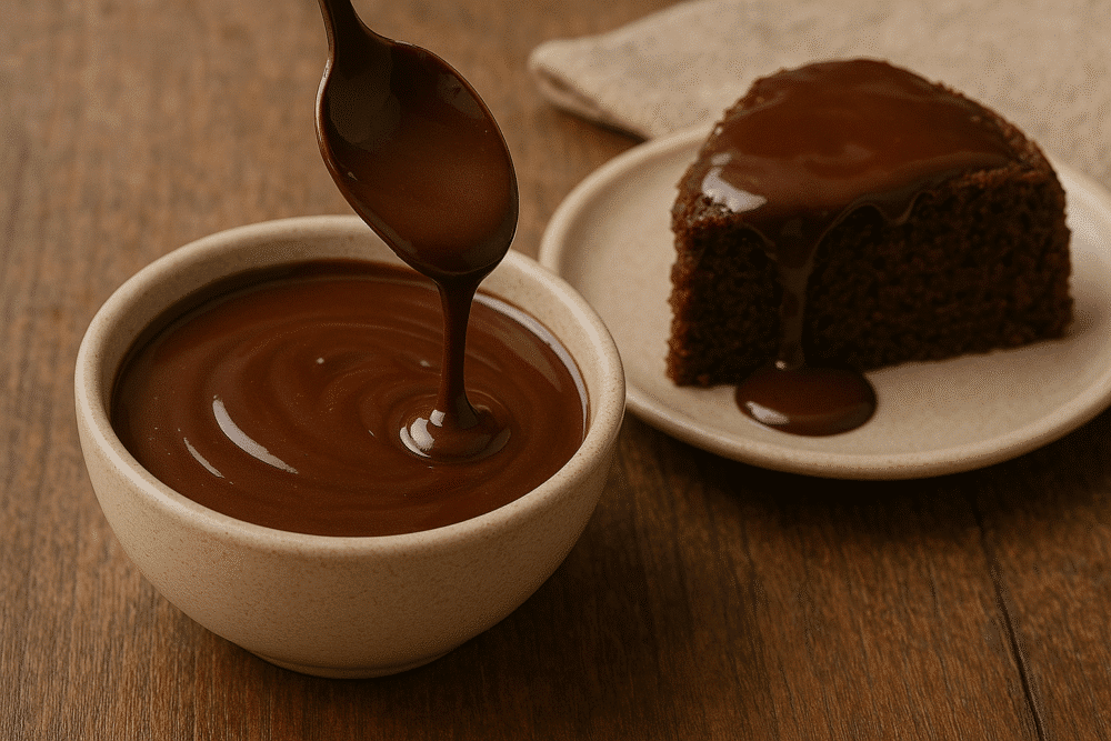 Calda de Chocolate Sem Leite sem glúten