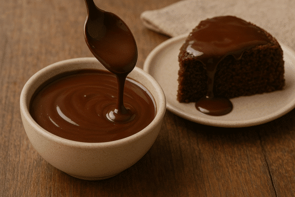 Calda de Chocolate Sem Leite sem glúten